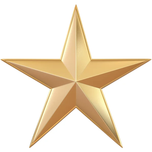 Estrela dourada — Fotografia de Stock