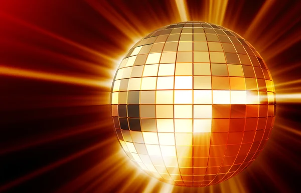 Shining disco mirrorball — Stock Photo, Image
