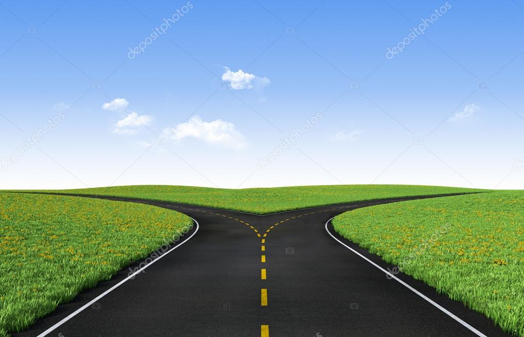 Forked road — Stock Photo © iLexx 60084515