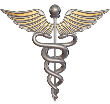 Gümüş caduceus
