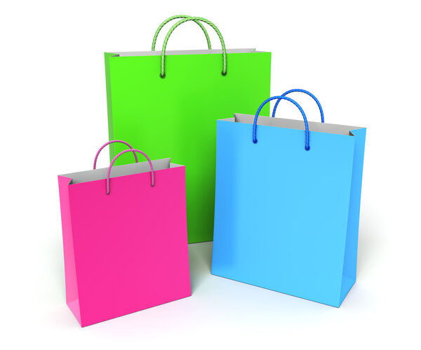 Colorful shopping bags 