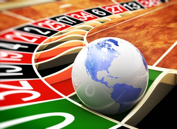 El mundo es un casino — Foto de Stock