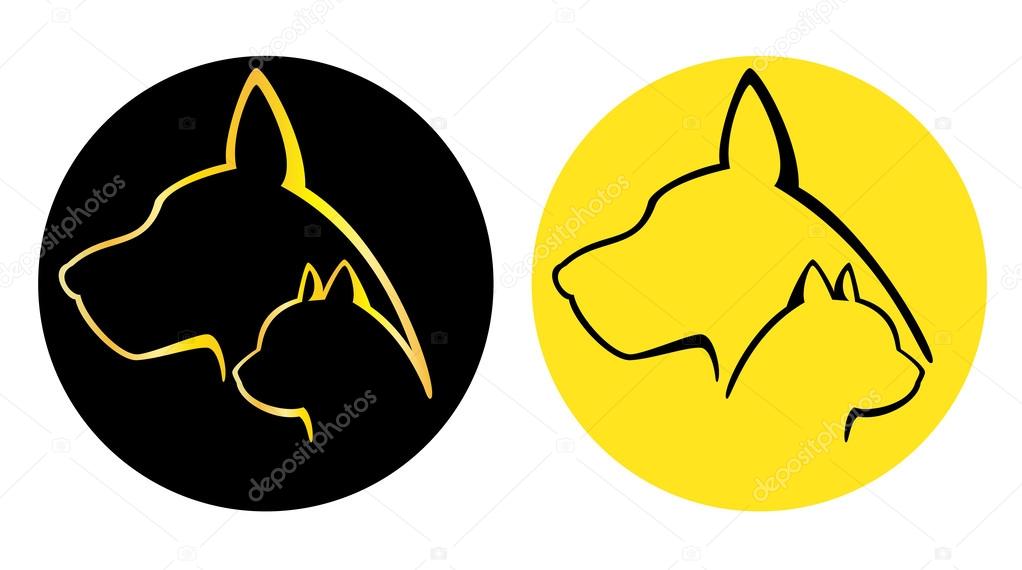 Dog and Cat logotypes