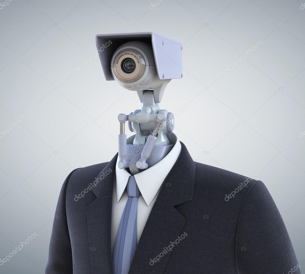 Automated surveillance camera — Stock Photo © iLexx #67097619