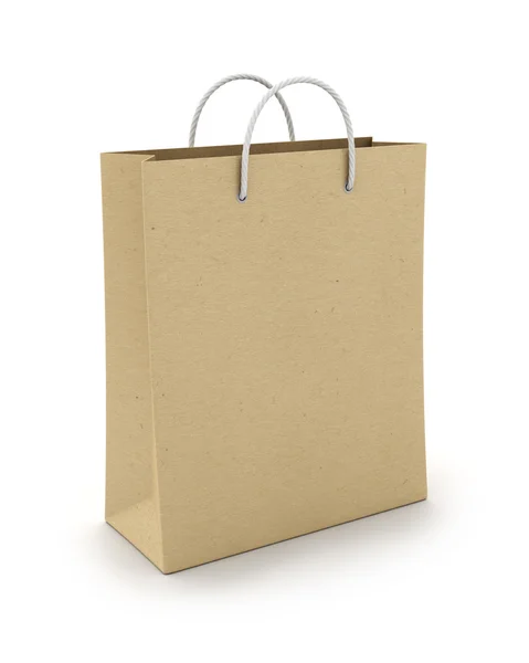 Empty Paper Shopping Bag — Stock Photo, Image