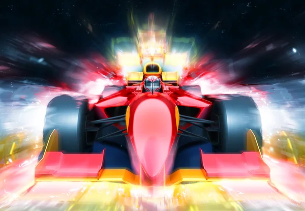 Işık efekti ile F1 bolide