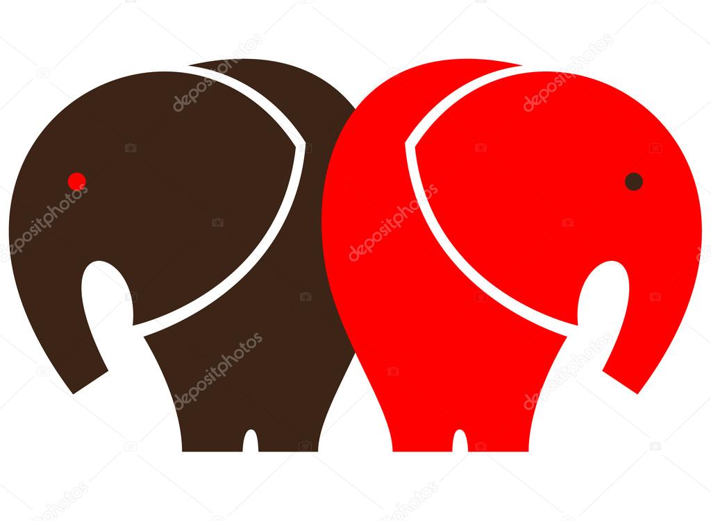 symbole de l'éléphant — image vectorielle ilexx © #86952644