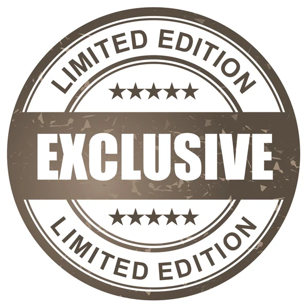 Exclusieve limited edition stempel — Stockvector