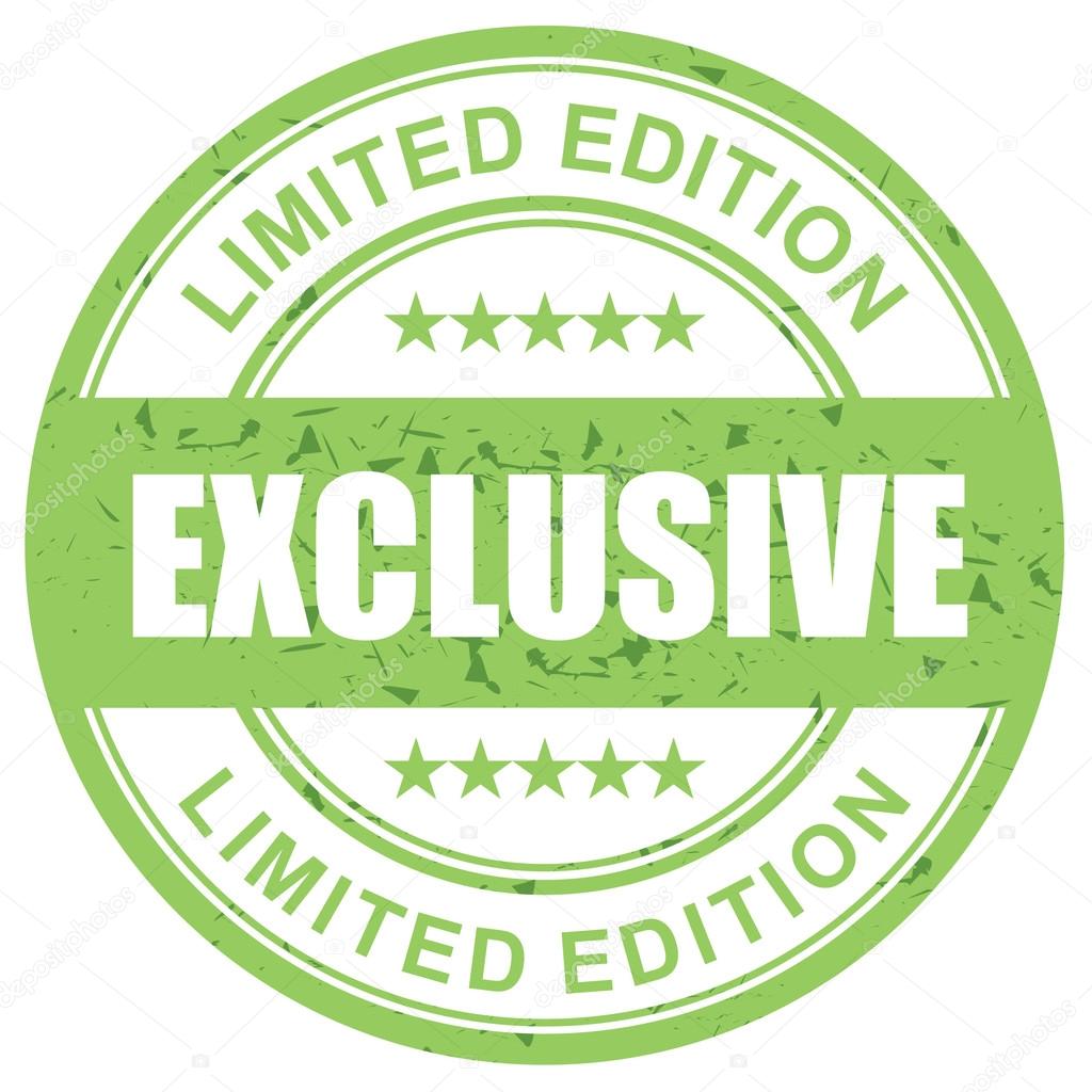 Exclusive limited edition stamp green Stock Vector by ©ukix21