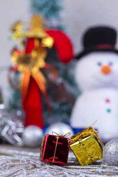 Boule de Noël et décorations de Noël — Photo