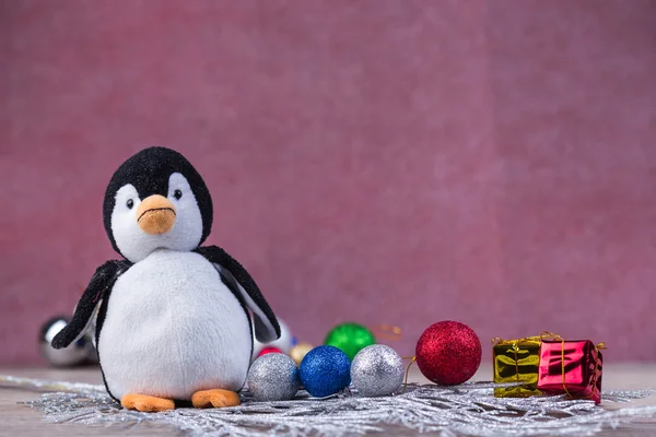 Christmas ball and christmas decorations — Stock Photo, Image