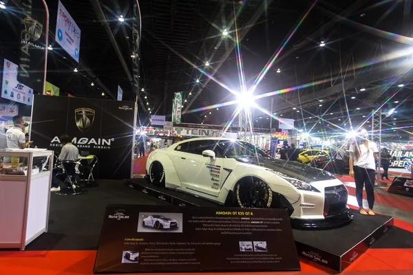 Dekore, Bangkok uluslararası Auto Salon 2016 yılında araba yarış tasarım durumu — Stok fotoğraf