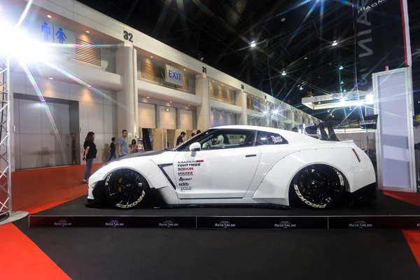 Status der Dekoration, Design des Rennwagens auf dem internationalen Autosalon 2016 in Bangkok — Stockfoto