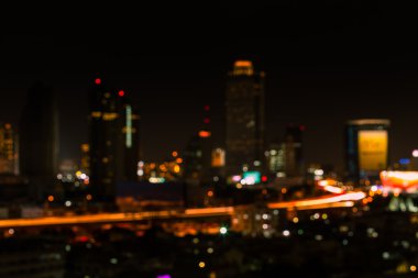 city scape arka planda soyut bokeh