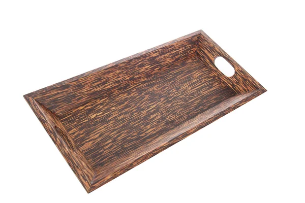 Placa de madeira isolada — Fotografia de Stock