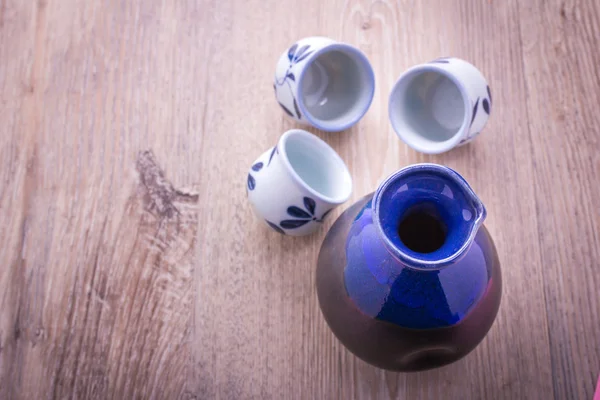 Japanse Sake drinken set — Stockfoto