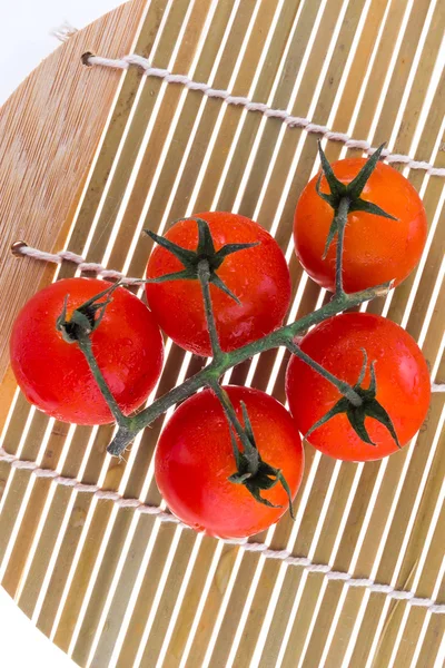 Tomates cereja frescos — Fotografia de Stock