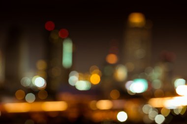 city scape arka planda soyut bokeh