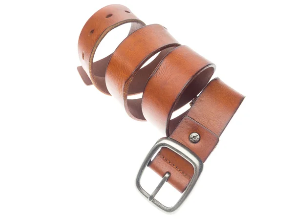 Cinturones de cuero aislados — Foto de Stock