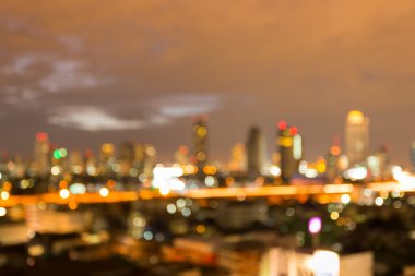 city scape arka planda soyut bokeh