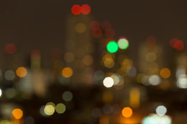 city scape arka planda soyut bokeh