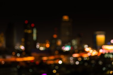 city scape arka planda soyut bokeh