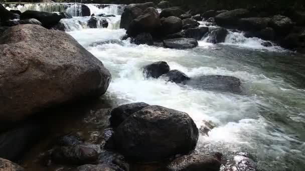 Cascada de Nangrong en Nakhonnayok, Tailandia . — Vídeo de stock