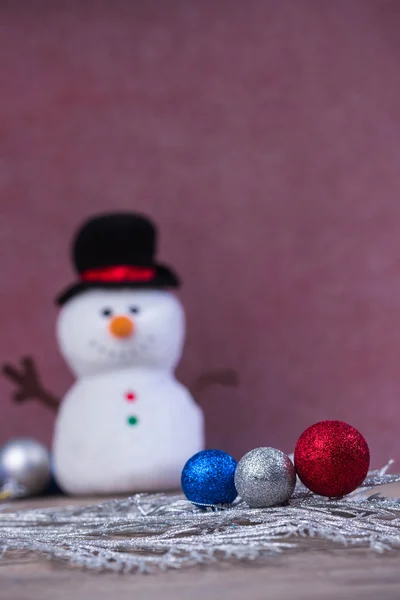 Boule de Noël et décorations de Noël — Photo