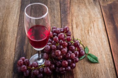 Orange, eski ahşap amaç üzüm