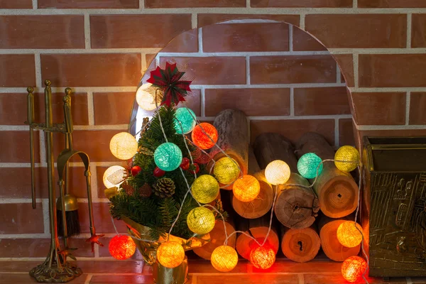 Kerstmis oude houten achtergrond — Stockfoto