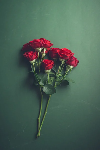 Red Roses on green — Stock Photo, Image