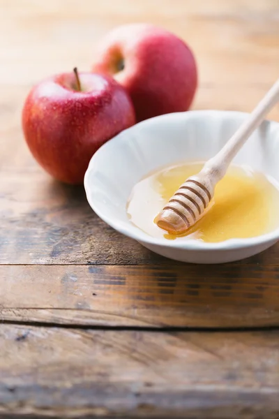 Manzana y miel — Foto de Stock