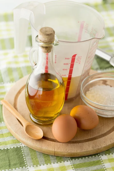 Ingredientes para panificação — Fotografia de Stock