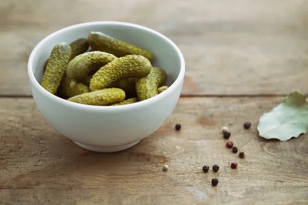 Tasty Pickled Gherkins — Stock Photo, Image