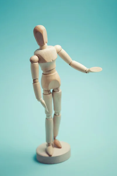 Figura maniquí de madera — Foto de Stock