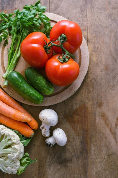 Selection of fresh vegetables — Stock Photo, Image