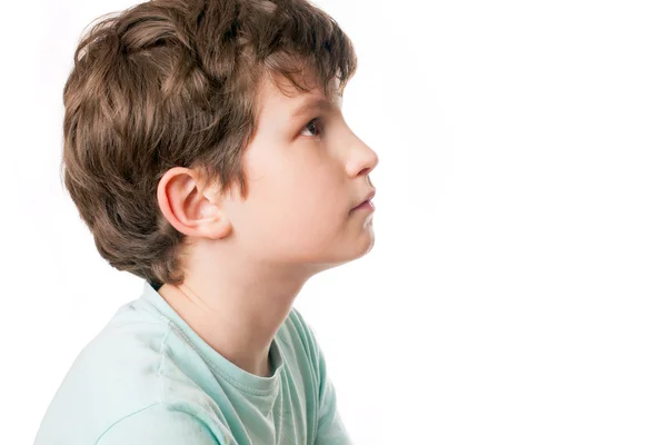 Little boy in profile — Stock Photo, Image