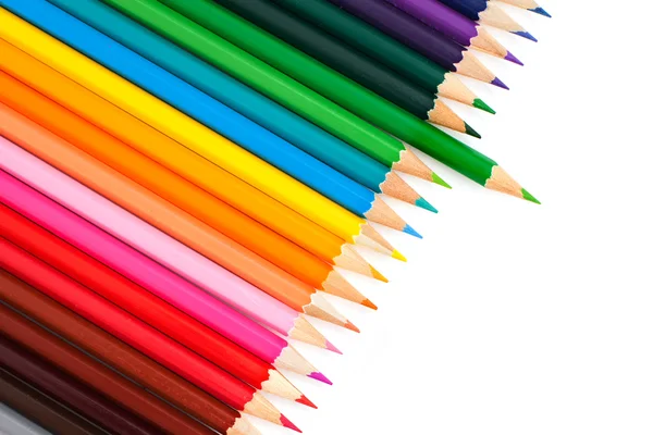 Набор красочных карандашей — стоковое фото