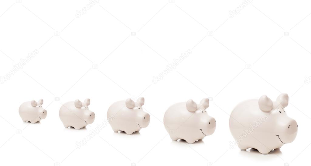 porcelain pigs figurines