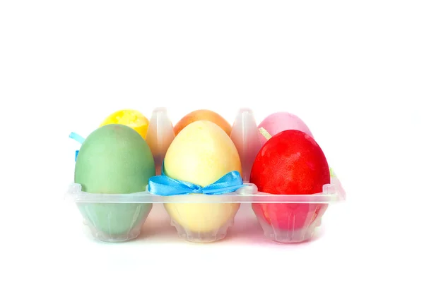 Caja con huevos de Pascua —  Fotos de Stock