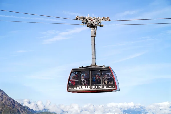 Cabina dell'Aiguille du Midi — Foto Stock