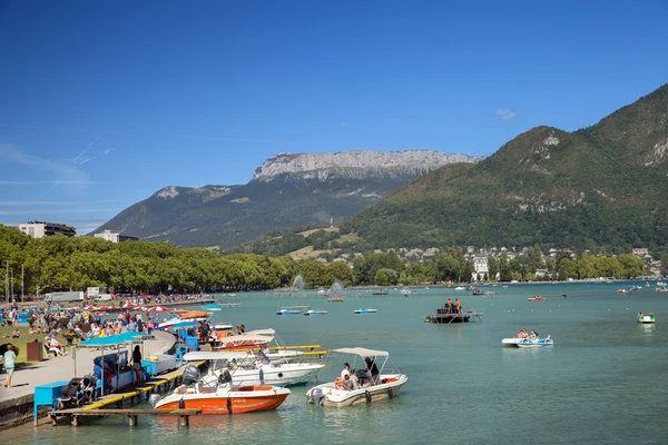 Napoleon Iii kade op lake Annecy — Stockfoto