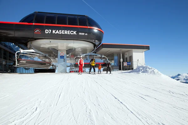 Top station of Kasereck — Stock Photo, Image