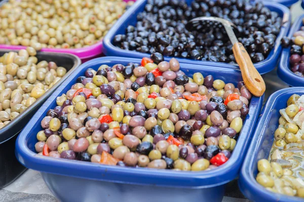 Marinaded olives — Stock Photo, Image