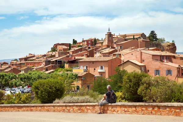 Borgo medievale Roussillon — Foto Stock