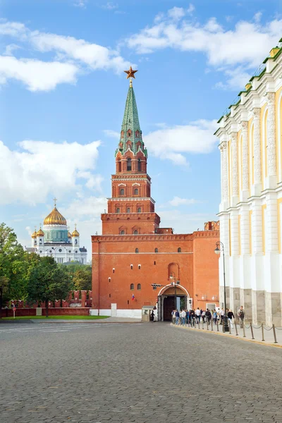 Kremlin kulede Borovitskaya — Stok fotoğraf