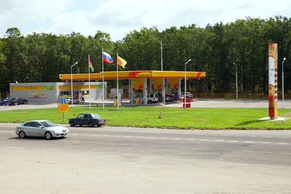 Rosneft gas station, Russia — Stock Photo, Image