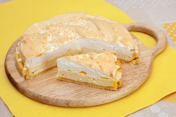 Cheesecake σε σανίδα — Φωτογραφία Αρχείου