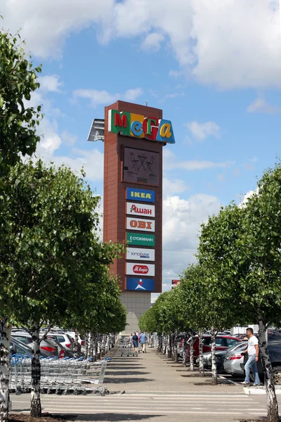 Reklama wieża w centrum handlowe Obrazek Stockowy