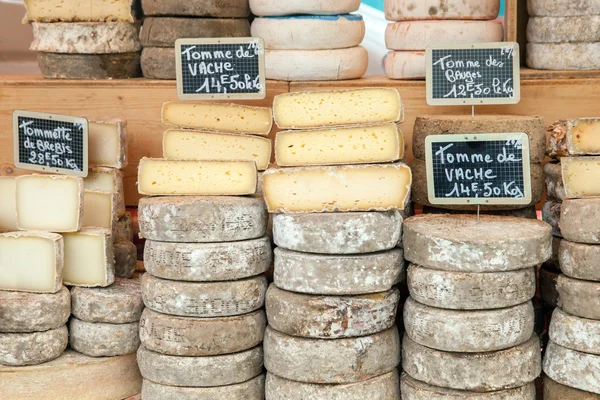 Cheese on market — Stock Photo, Image